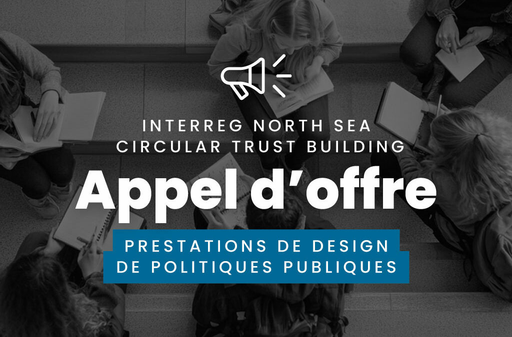 Appel à candidatures pour offre de prestation « Design de Politiques Publiques »