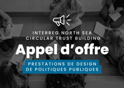 Appel à candidatures pour offre de prestation « Design de Politiques Publiques »